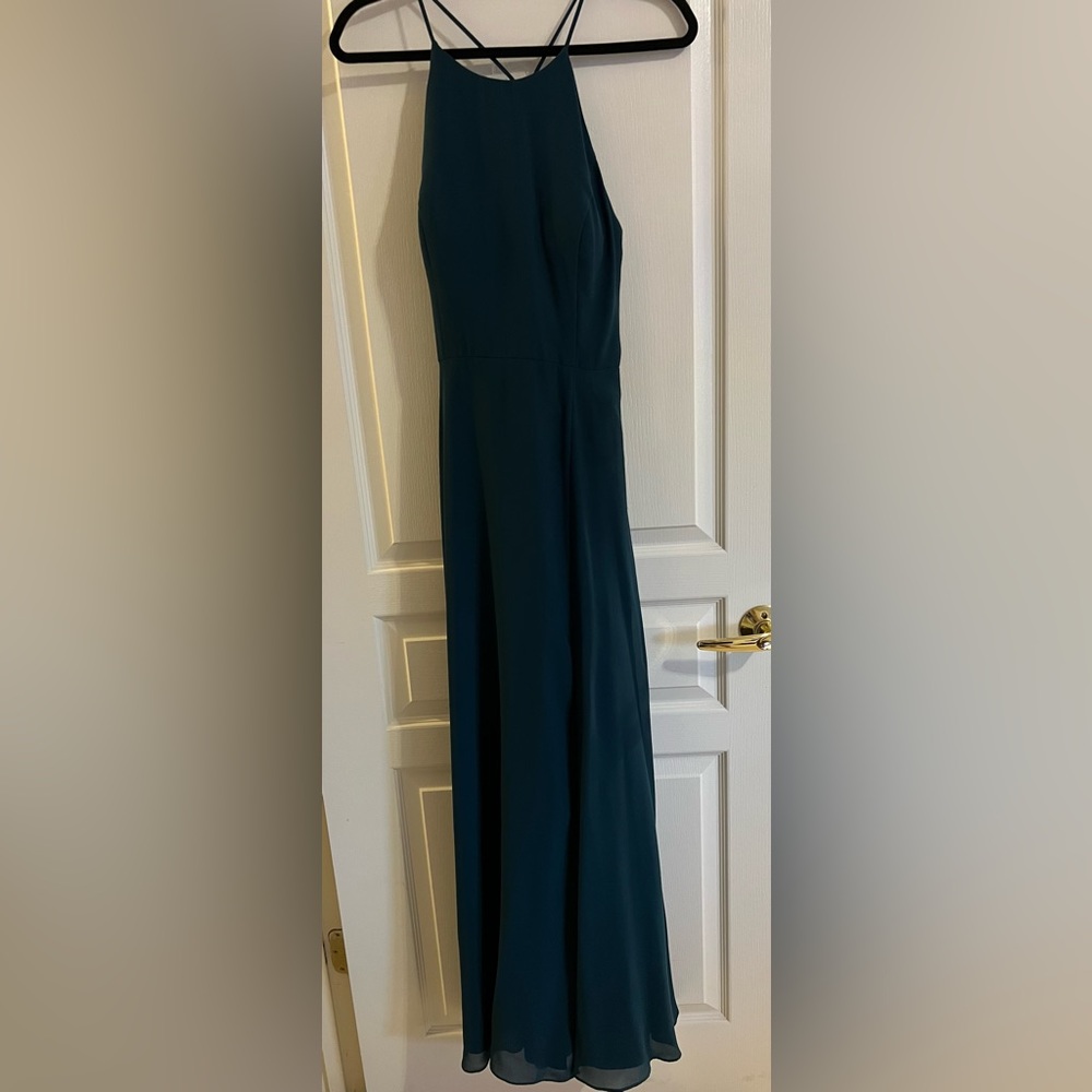 Caspian Sea colored Kayla bridesmaids dress - Jenny Yoo - Size 12